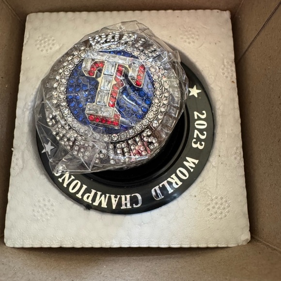 Texas Rangers Josh Jung Championship Ring Replica - Picture 10 of 14